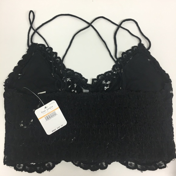 NWT Intimately Free People Celine Bralette Black Size Small - Picture 6 of 6